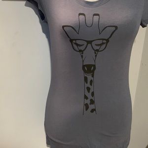 Giraffe design shirt